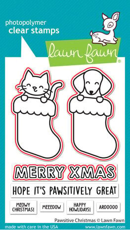 Lawn Fawn Pawsitive Christmas Dies (LF3235) Lawn Fawn Pawsitive Christmas Dies (LF3235)