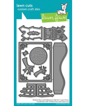 Lawn Fawn Shadow Box Card Halloween Add-On Dies (LF3243)