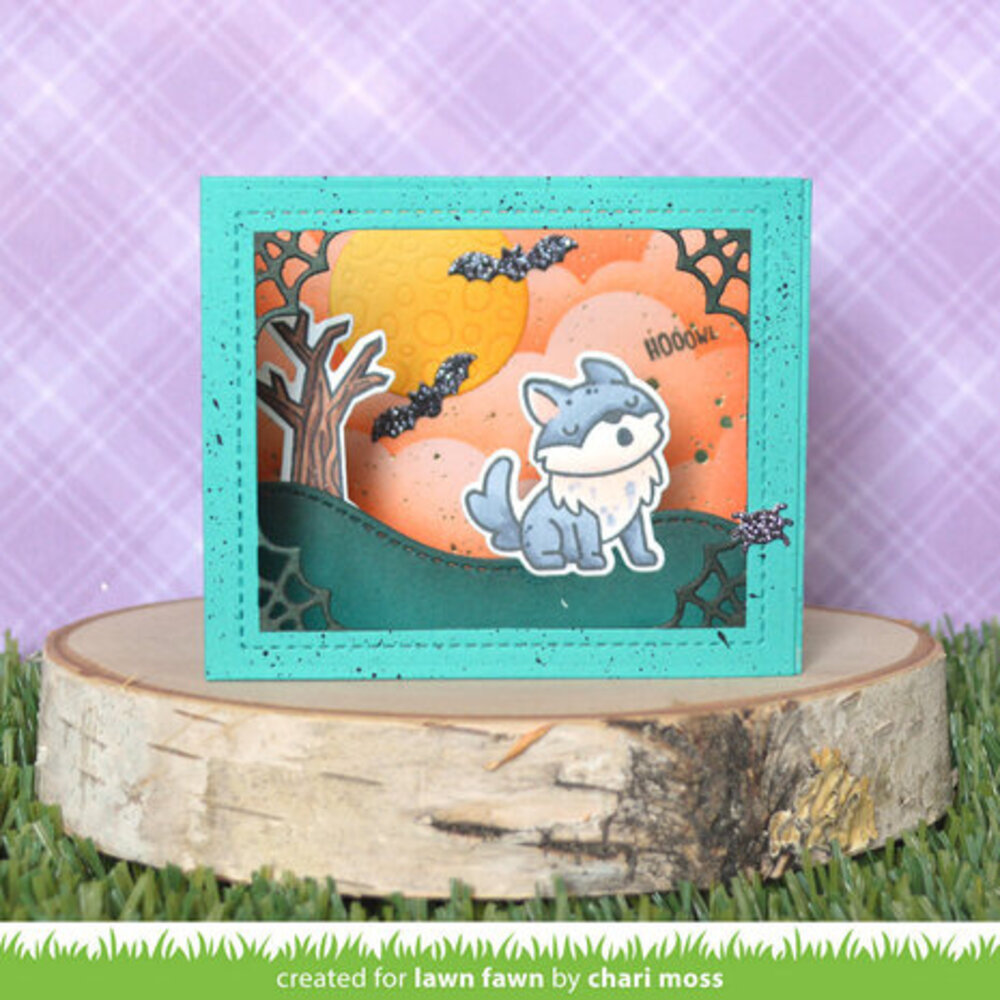 Lawn Fawn Shadow Box Card Halloween Add-On Dies (LF3243)