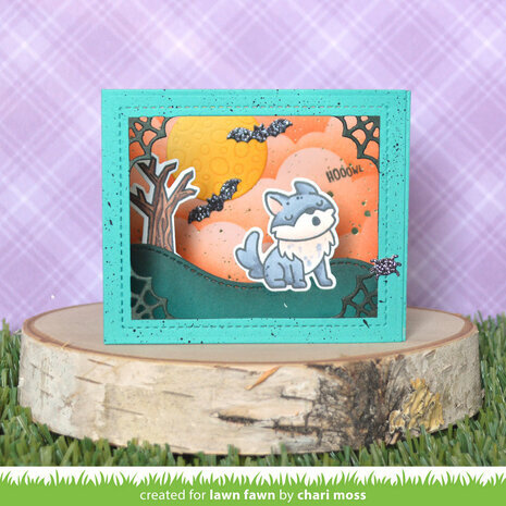 Lawn Fawn Shadow Box Card Halloween Add-On Dies (LF3243)