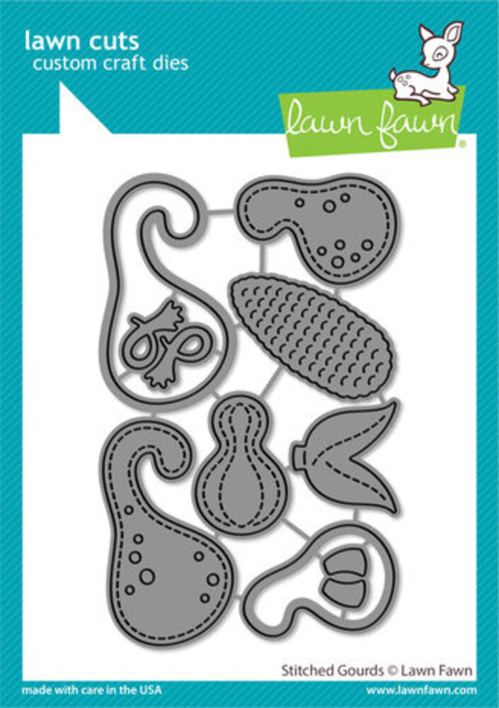Lawn Fawn Stitched Gourds Dies (LF3246)