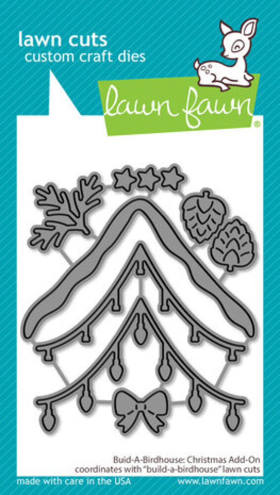 Lawn Fawn Build-A-Birdhouse Christmas Add-On Dies (LF3252) Lawn Fawn Build-A-Birdhouse Christmas Add-On Dies (LF3252)