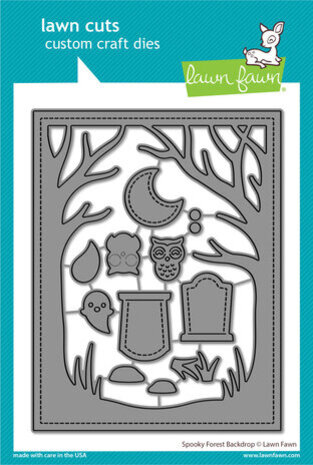 Lawn Fawn Spooky Forest Backdrop Dies (LF3261) Lawn Fawn Spooky Forest Backdrop Dies (LF3261)