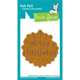 Lawn Fawn Merry Christmas Hot Foil Plates (LF3262)