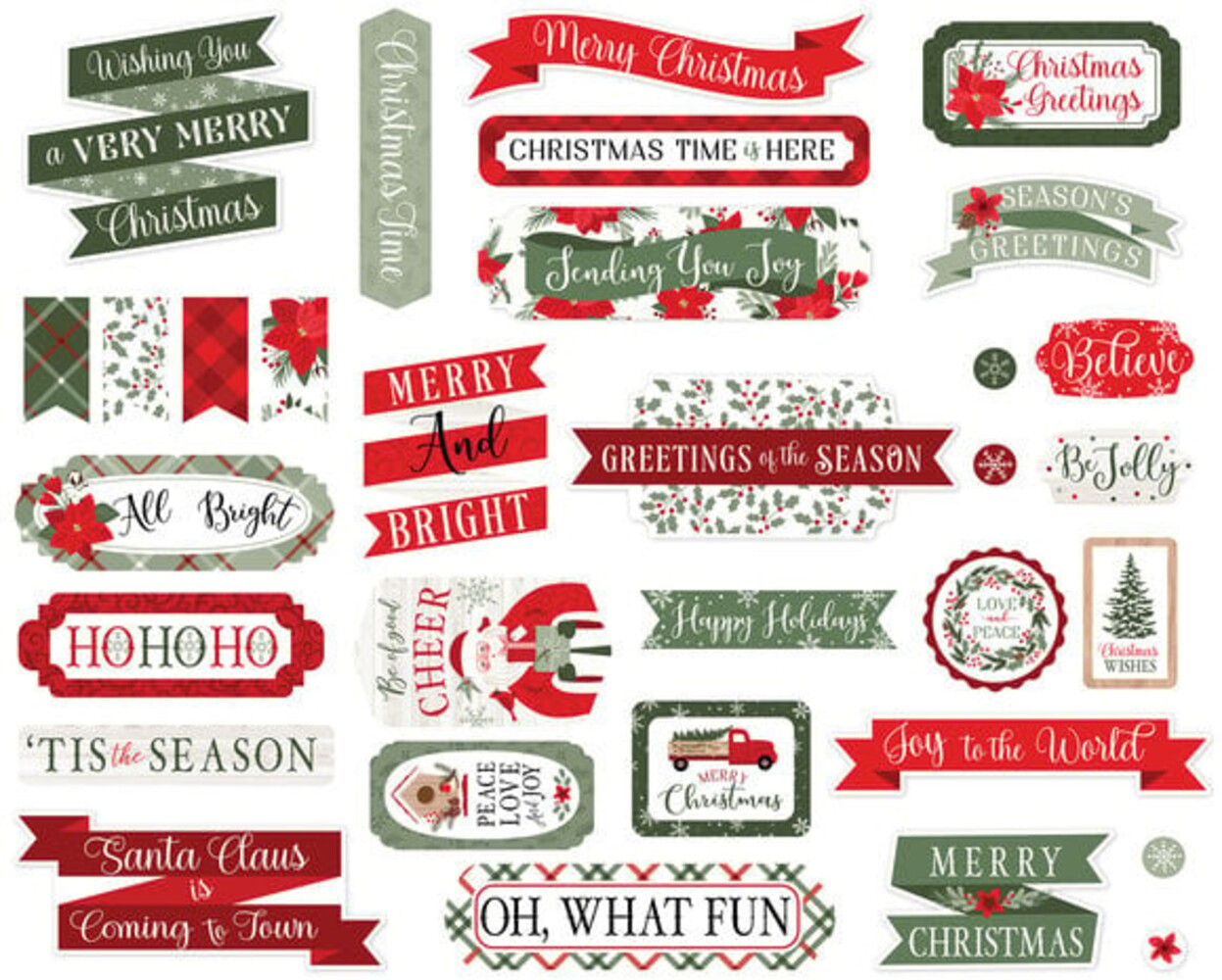 Echo Park Christmas Time Ephemera Titles & Phrases (CT330032) Echo Park Christmas Time Ephemera Titles & Phrases (CT330032)