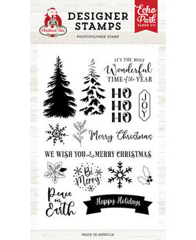 Echo Park Christmas Time Snowy Tree Clear Stamps (CT330045)* Echo Park Christmas Time Snowy Tree Clear Stamps (CT330045)*