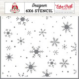 Echo Park Christmas Time Snowy Night Snowflakes Stencil (CT330034)*