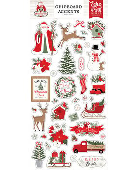 Echo Park Christmas Time 6x13 Inch Chipboard Accents (CT330021)* Echo Park Christmas Time 6x13 Inch Chipboard Accents (CT330021)*
