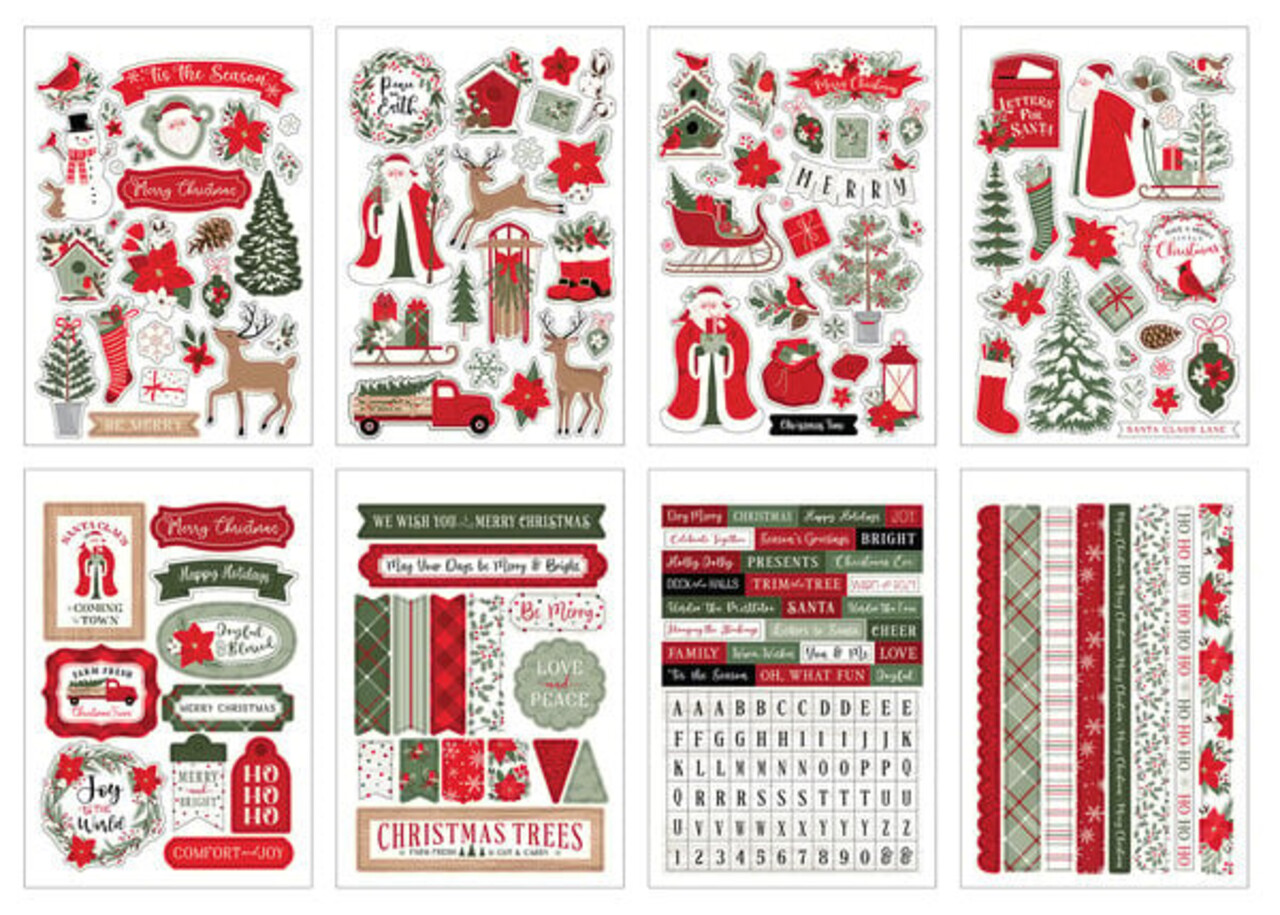 Echo Park Christmas Time Sticker Book (CT330029)