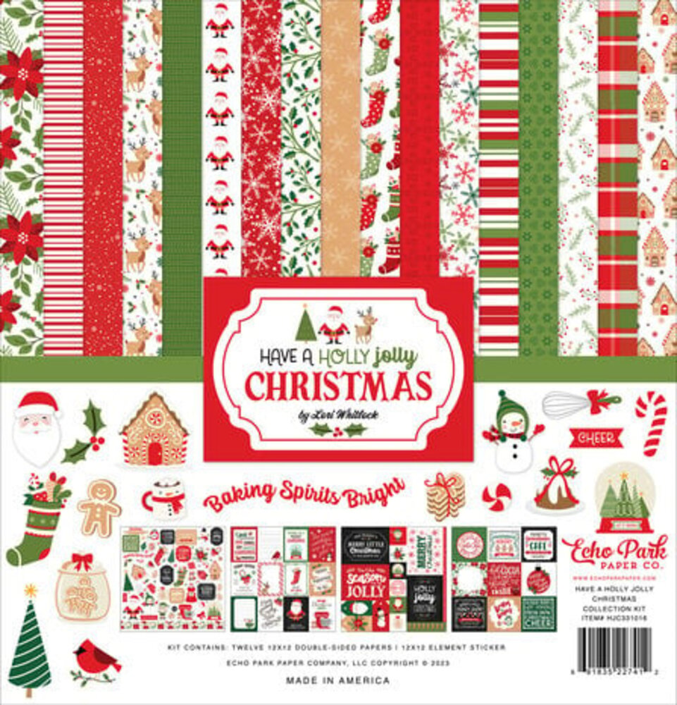 Echo Park Have A Holly Jolly Christmas 12x12 Inch Collection Kit (HJC331016) Echo Park Have A Holly Jolly Christmas 12x12 Inch Collection Kit (HJC331016)
