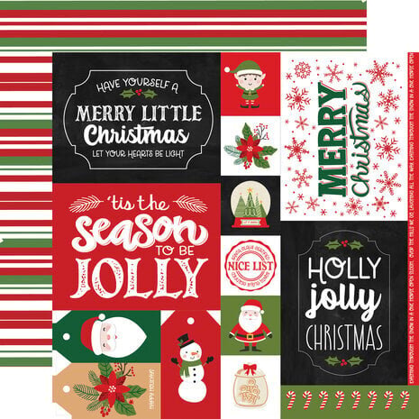 Echo Park Have A Holly Jolly Christmas 6x6 Inch Paper Pad (HJC331023)