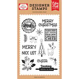Echo Park Have A Holly Jolly Christmas North Pole Official Seal Clear Stamps (HJC331044)*