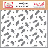 Echo Park Have A Holly Jolly Christmas Merry Mistletoe Stencil (HJC331034)*