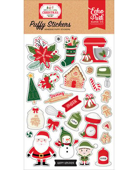 Echo Park Have A Holly Jolly Christmas Puffy Stickers (HJC331066)* Echo Park Have A Holly Jolly Christmas Puffy Stickers (HJC331066)*