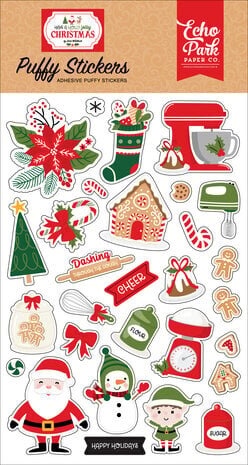 Echo Park Have A Holly Jolly Christmas Puffy Stickers (HJC331066) Echo Park Have A Holly Jolly Christmas Puffy Stickers (HJC331066)