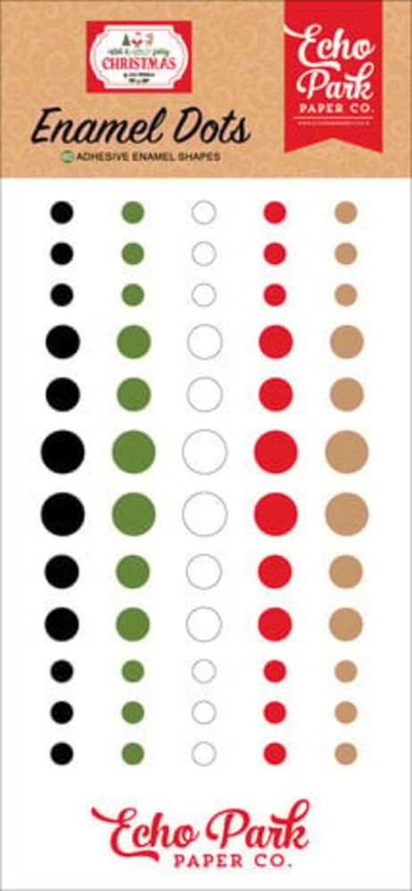 Echo Park Have A Holly Jolly Christmas Enamel Dots (HJC331028) Echo Park Have A Holly Jolly Christmas Enamel Dots (HJC331028)