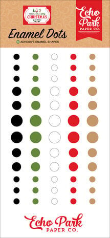 Echo Park Have A Holly Jolly Christmas Enamel Dots (HJC331028) Echo Park Have A Holly Jolly Christmas Enamel Dots (HJC331028)