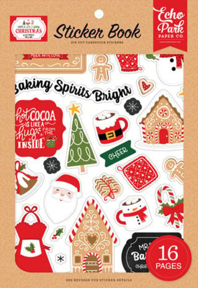 Echo Park Have A Holly Jolly Christmas Sticker Book (HJC331029) Echo Park Have A Holly Jolly Christmas Sticker Book (HJC331029)
