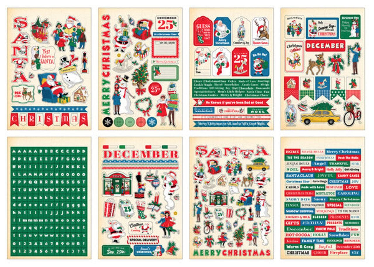 Carta Bella Season's Greetings Sticker Book (CBSG329029) Carta Bella Season's Greetings Sticker Book (CBSG329029)