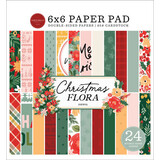 Carta Bella Christmas Flora Joyful 6x6 Inch Paper Pad (CBJCF340023)