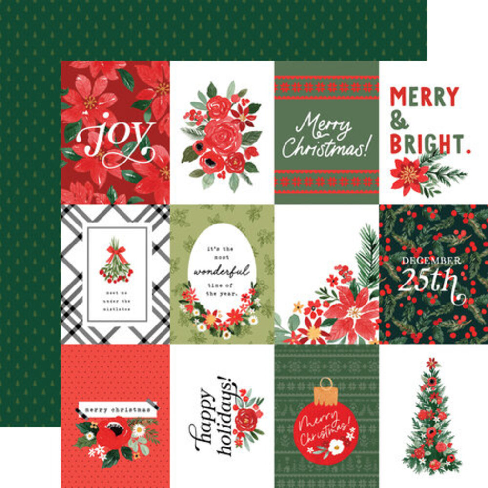 Carta Bella Christmas Flora Merry 12x12 Inch Collection Kit (CBMCF332016) Carta Bella Christmas Flora Merry 12x12 Inch Collection Kit (CBMCF332016)