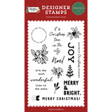 Carta Bella Christmas Flora Christmas Time In The City Clear Stamps (CBCFL342042)