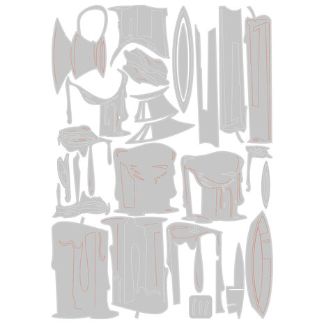 Sizzix Thinlits Die Set Candleshop (23pcs) (666331