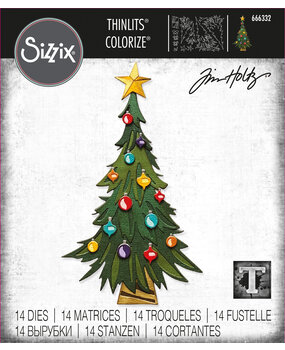 Sizzix Thinlits Die Set Trim a Tree (14pcs) (666332) Sizzix Thinlits Die Set Trim a Tree (14pcs) (666332)