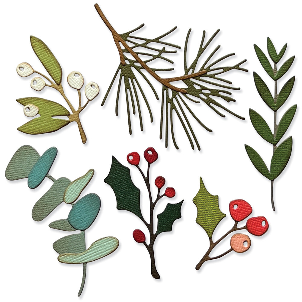 Sizzix Thinlits Die Set Festive Gatherings (6pcs) (666333) Sizzix Thinlits Die Set Festive Gatherings (6pcs) (666333)