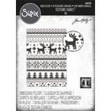 Sizzix Multi-Level Texture Fades Holiday Knit (666340)