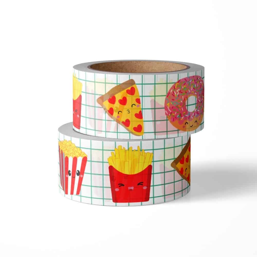 Studio Inktvis Washi Tape Fast Food (WT003) Studio Inktvis Washi Tape Fast Food (WT003)