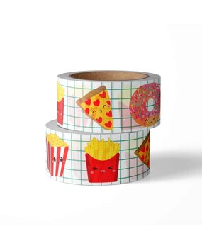 Studio Inktvis Washi Tape Fast Food (WT003) Studio Inktvis Washi Tape Fast Food (WT003)