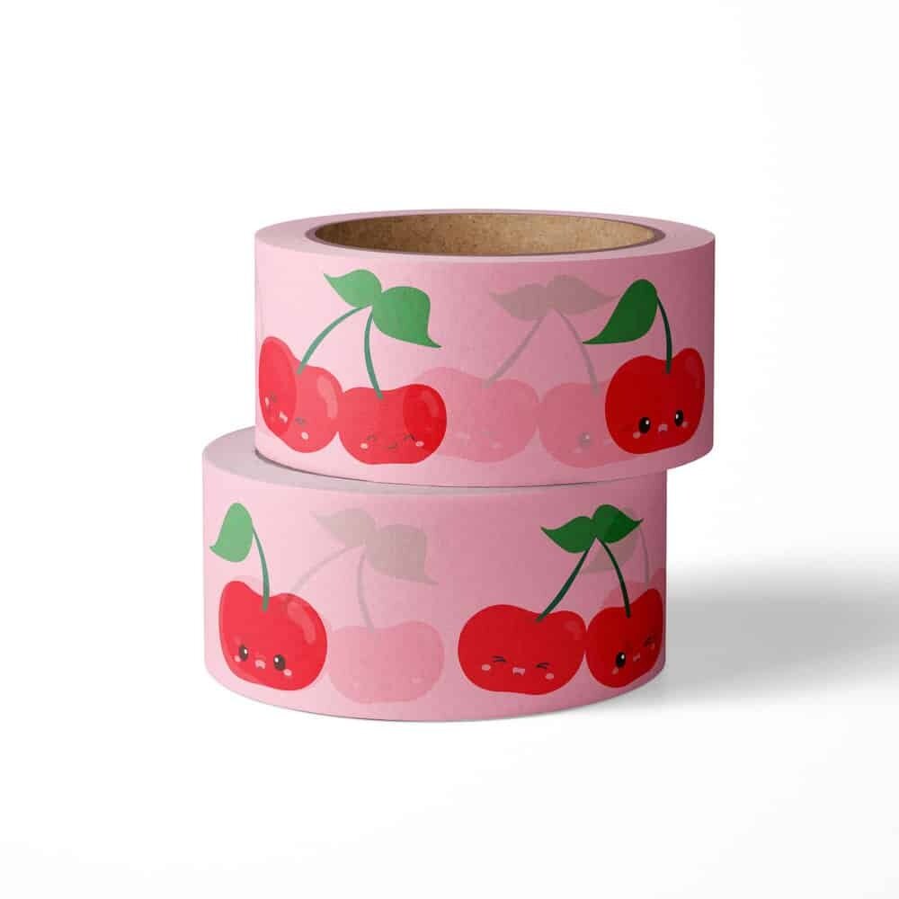 Studio Inktvis Washi Tape Kersen (WT011) Studio Inktvis Washi Tape Kersen (WT011)