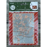 Love2Craft Snijmal A6 Kerstdieren (3009930)