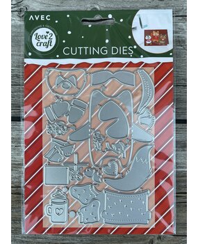 Love2Craft Snijmal A6 Kerstdieren (3009930)