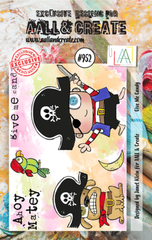 AALL and Create Clear Stamp Set A7 Give Me Candy (AALL-TP-952) AALL and Create Clear Stamp Set A7 Give Me Candy (AALL-TP-952)