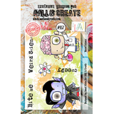 AALL and Create Clear Stamp Set A7 Weird Science (AALL-TP-957)