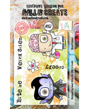 AALL and Create Clear Stamp Set A7 Weird Science (AALL-TP-957) AALL and Create Clear Stamp Set A7 Weird Science (AALL-TP-957)
