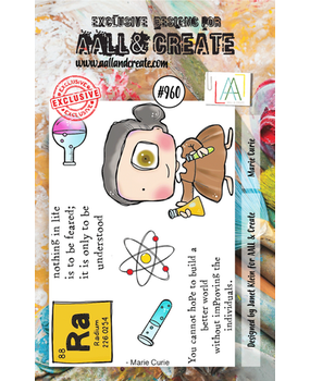 AALL and Create Clear Stamp Set A7 Marie Curie (AALL-TP-960)
