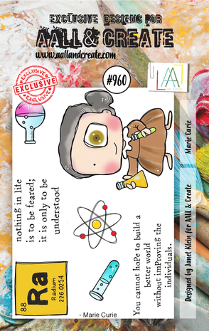 AALL and Create Clear Stamp Set A7 Marie Curie (AALL-TP-960)