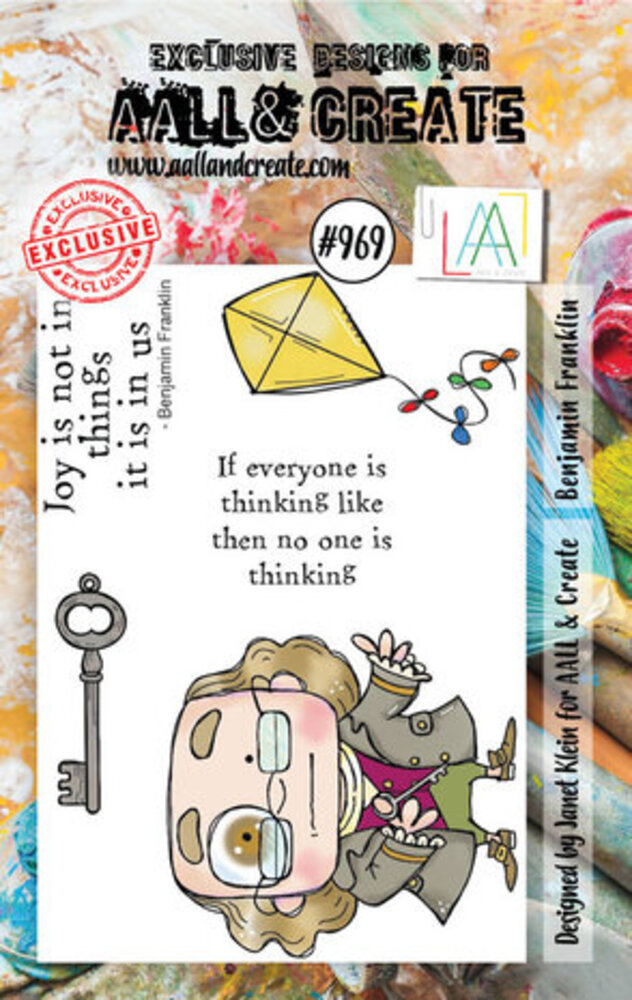 AALL and Create Clear Stamp Set A7 Benjamin Franklin (AALL-TP-969) AALL and Create Clear Stamp Set A7 Benjamin Franklin (AALL-TP-969)
