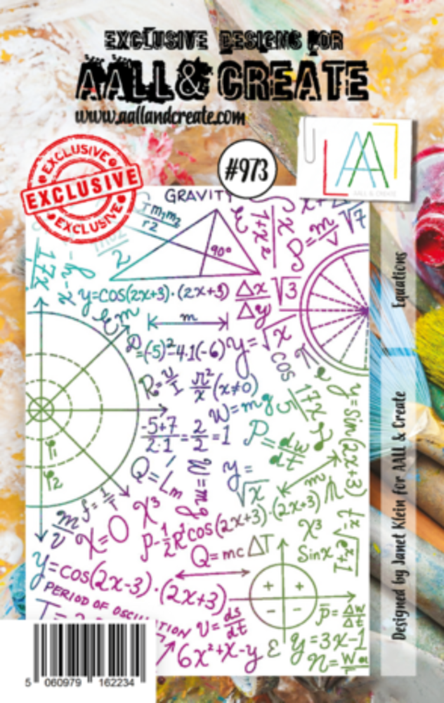 AALL and Create Clear Stamp Set A7 Equations (AALL-TP-973) AALL and Create Clear Stamp Set A7 Equations (AALL-TP-973)
