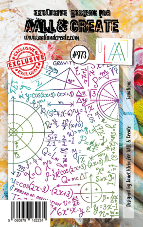 AALL and Create Clear Stamp Set A7 Equations (AALL-TP-973) AALL and Create Clear Stamp Set A7 Equations (AALL-TP-973)