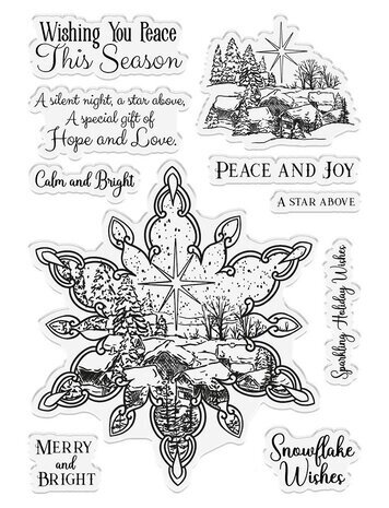 Sheena Snowflake Stories Clear Stamps Snowy Village (SD-ITF-SS-STP-SV)
