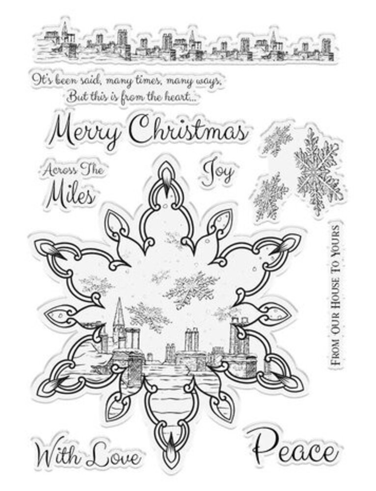 Sheena Snowflake Stories Clear Stamps Falling Snow (SD-ITF-SS-STP-FS) Sheena Snowflake Stories Clear Stamps Falling Snow (SD-ITF-SS-STP-FS)