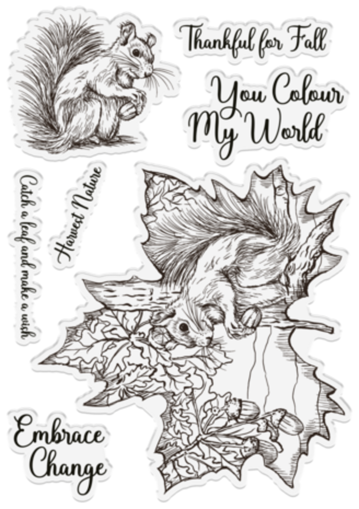 Sheena Timeless Leaves Clear Stamps Nature's Harvest (SD-ITF-TL-STP-NH) Sheena Timeless Leaves Clear Stamps Nature's Harvest (SD-ITF-TL-STP-NH)