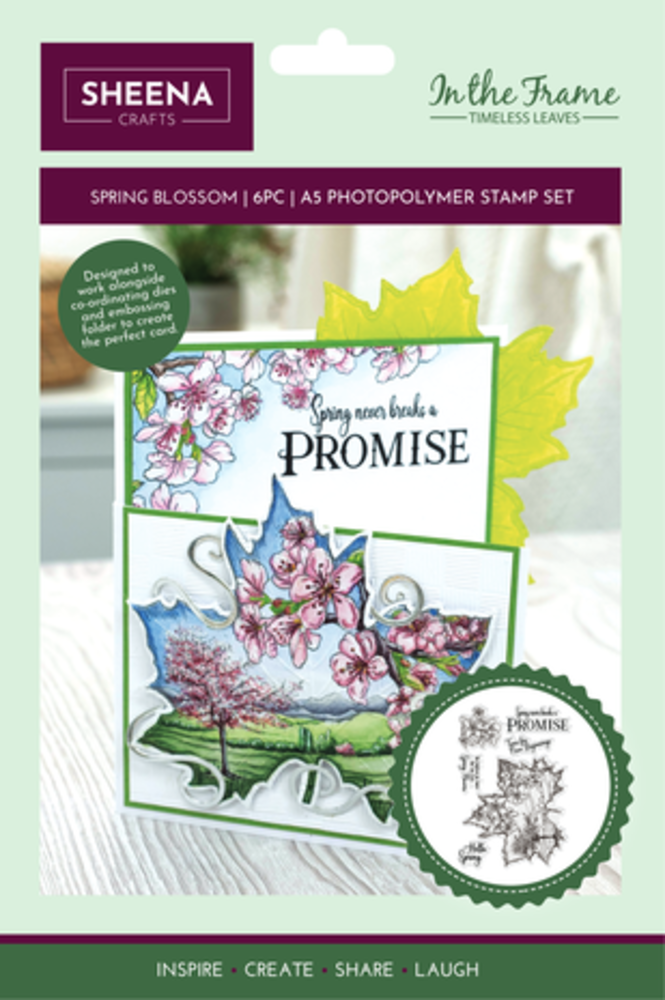Sheena Timeless Leaves Clear Stamps Spring Blossom (SD-ITF-TL-STP-SB) Sheena Timeless Leaves Clear Stamps Spring Blossom (SD-ITF-TL-STP-SB)