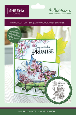 Sheena Timeless Leaves Clear Stamps Spring Blossom (SD-ITF-TL-STP-SB) Sheena Timeless Leaves Clear Stamps Spring Blossom (SD-ITF-TL-STP-SB)