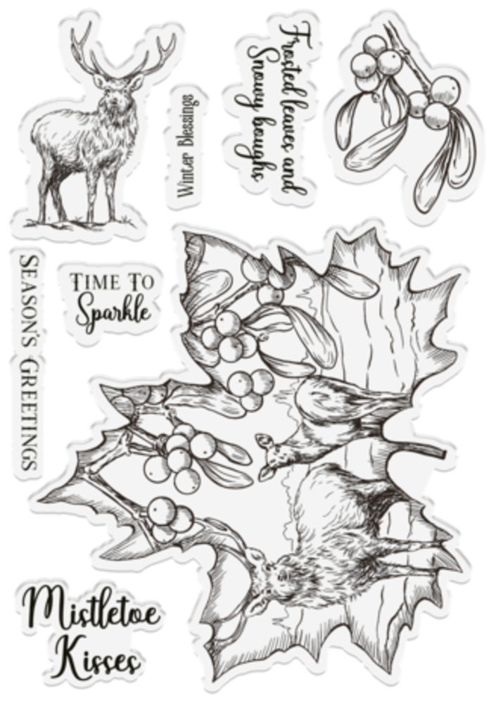 Sheena Timeless Leaves Clear Stamps Winters Wonder (SD-ITF-TL-STP-WW) Sheena Timeless Leaves Clear Stamps Winters Wonder (SD-ITF-TL-STP-WW)