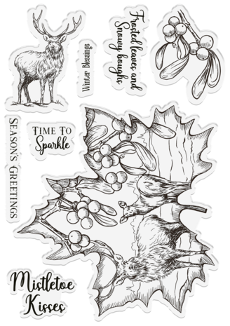 Sheena Timeless Leaves Clear Stamps Winters Wonder (SD-ITF-TL-STP-WW) Sheena Timeless Leaves Clear Stamps Winters Wonder (SD-ITF-TL-STP-WW)